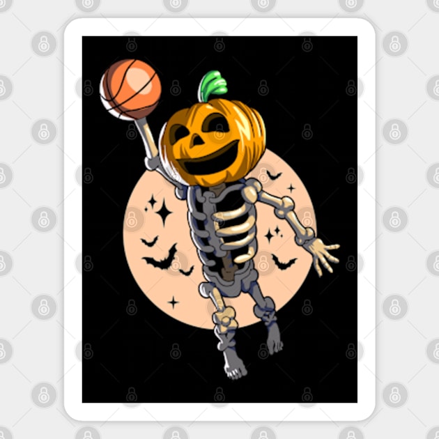 Skeleton Pumpkin Baller Magnet by Three Meat Curry